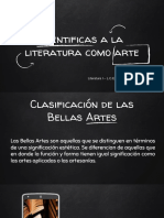 Identificas A La Literatura Como Arte