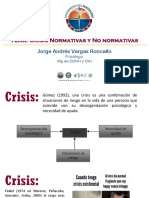 Crisis normativas y no normativas