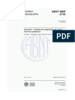 NBR 5739 de 05.2018 - Concreto - Ensaio de Compressão de Corpos de Prova Cilíndricos Conforme A 5738 PDF