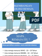 Perkembangan Psikologi Remaja