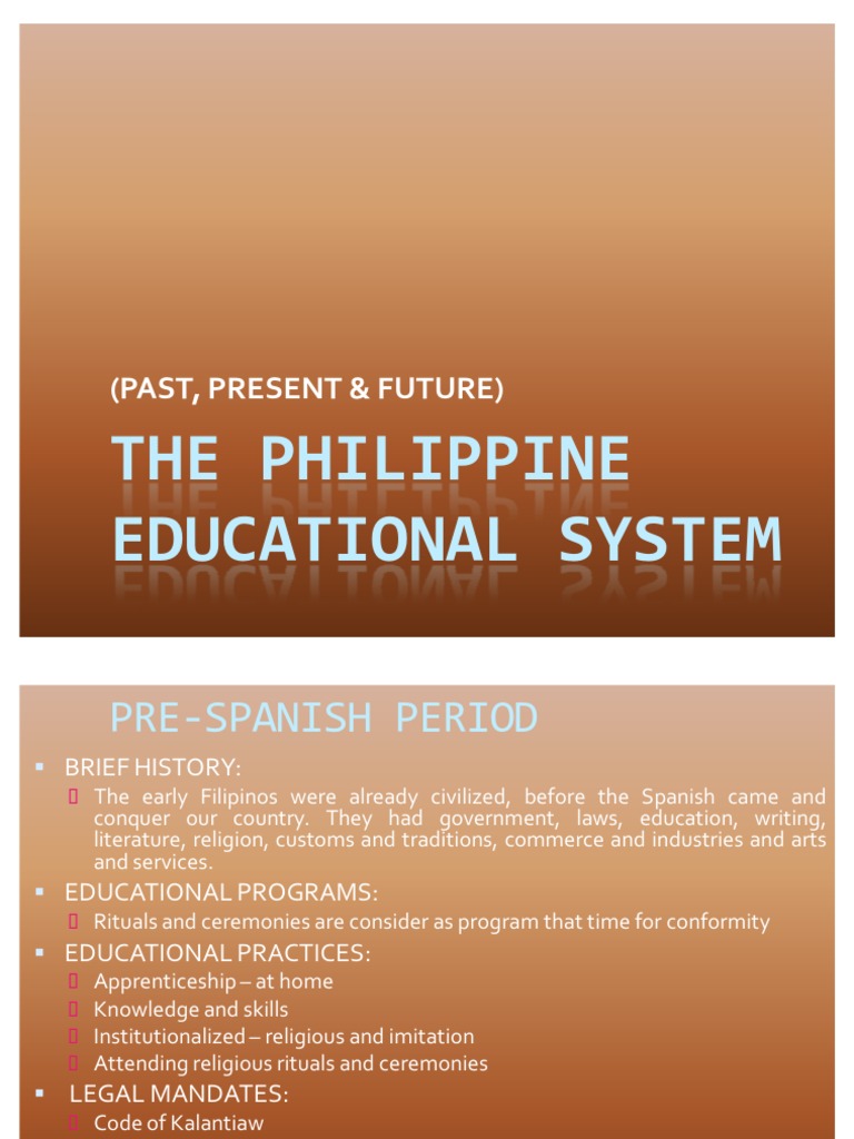 The Philippine Educational System | PDF