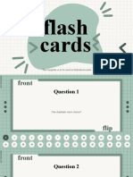Flashcard Template for Slideshow Mode