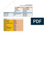 Horario de Sexto B