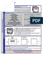 Contador digital programável microprocessado modelo CDFM-01/72