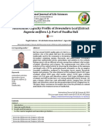 DAntioxidant Capacity Profile of Dewandaru Leaf - Part of Usadha Bali – Santoso 2020