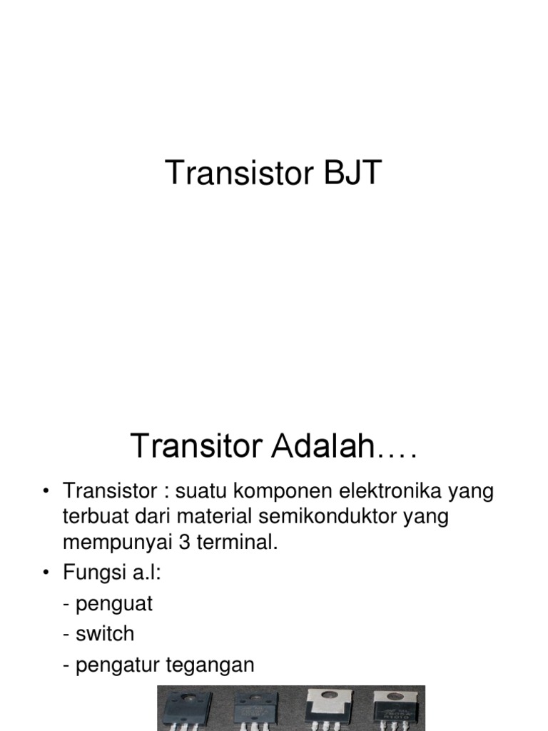 Transistor BJT PDF