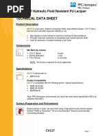CA8000 Polyurethane Topcoat Overview | PDF | Materials