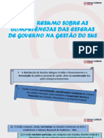 Competências das esferas de governo na gestão do SUS