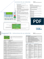 Programat CS - Instrucciones de Uso Reducidas