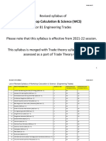 Annexure B Revised WCS Syllabus