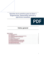 Sugerencias y Algunos Ejercicios Resueltos para La Guía 1