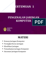 Pertemuan 1 - Pengenalan Jaringan Komputer