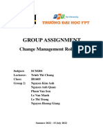 Group Assignment: Change Management Role Play