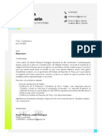 Paq. Carta Presentación Isabela y Solicitud Apoyo