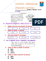 Evaluamos La Lectura 20-7 - II Bimestre