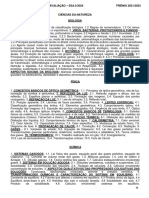 SSA 2/2024 aborda Biologia, Física e Química