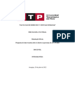 "Facultad de Derecho Y Ciencias Humanas": Arequipa, 20 de Julio de 2022