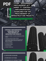 RA 9184 Contract Implementation of Infrastructrure Projects