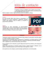 Dermatitis de Contacto