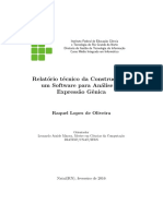 Relatório Técnico Da Construção de Um Software para Análise de Expressão Gênica