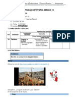 SESION DE APRENDIZAJE - DE TUTORIA LUNES 18 DE JUlIO.