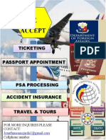 WE Accept: Ticketing Passport Appointment