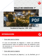 Desarrollo de Negocios 1 DN1 Sem 1