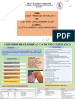 Criterios de Clasificacion de Vasculitis Anca