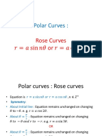Polar Curves:: Rose Curves Sin or Cos
