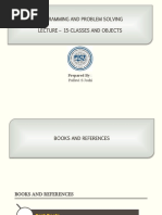 Programming and Problem Solving Lecture - 15-Classes and Objects