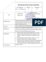 Spo Penyimpanan Produk Nutrisi Parenteral