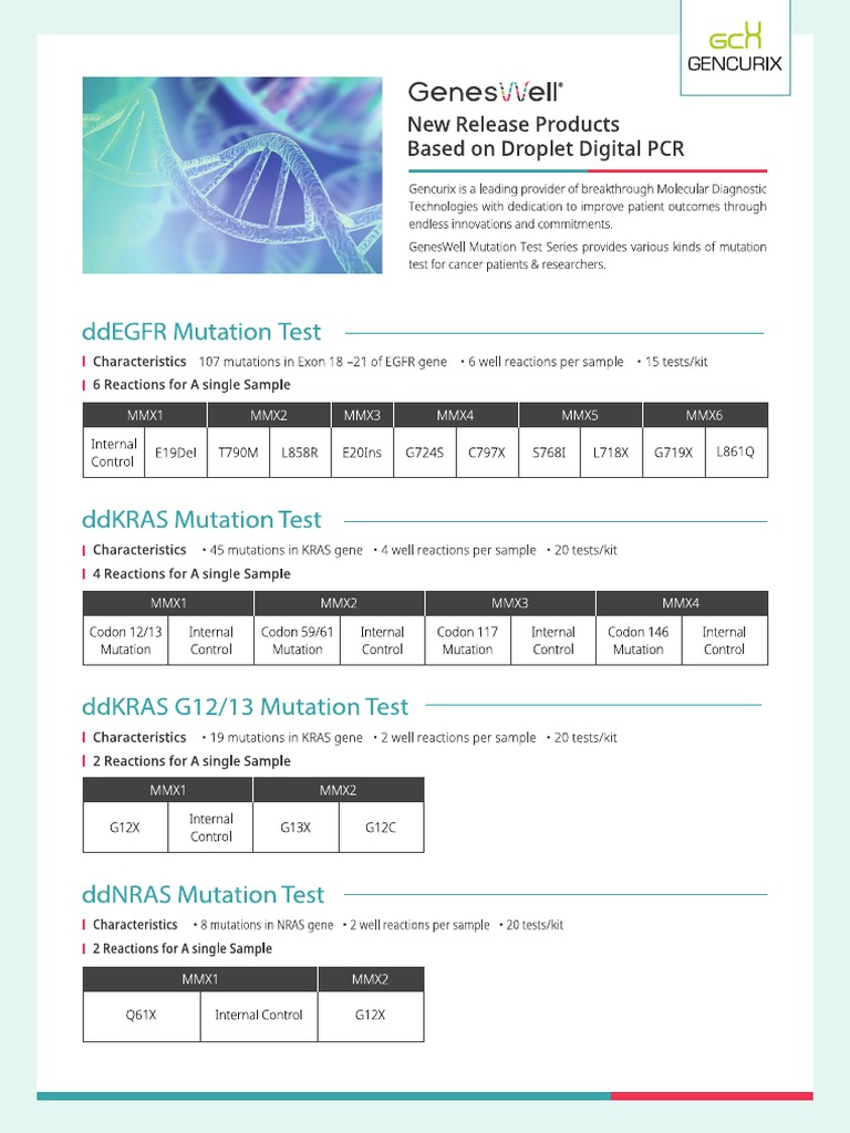 DDPCR Test Series - Brochure | PDF
