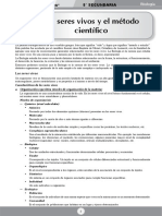 5° Sec-Los Seres Vivos y El Método Cientifico