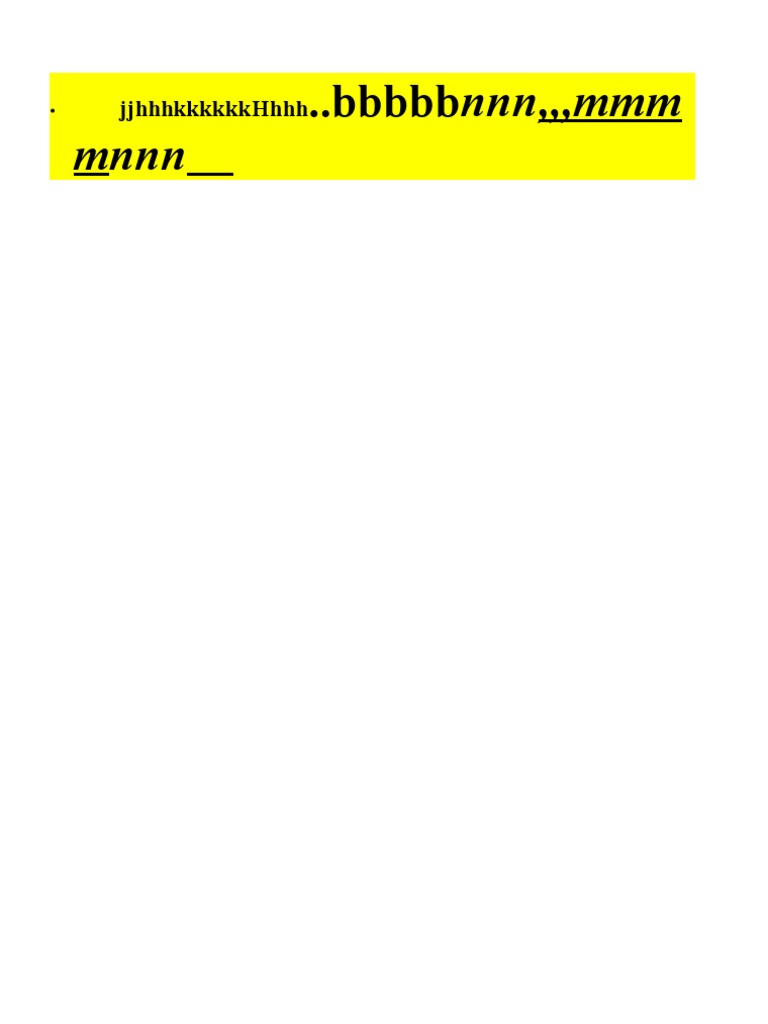 Unreadable Text Document | PDF