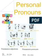 Personal Pronouns and Substitution
