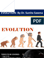 EVOLUTION-By Dr. Sunita Saxena