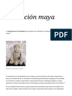 Educación Maya - Wikipedia, La Enciclopedia Libre