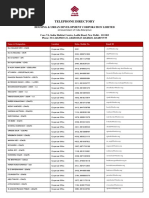 Telephone Directory: Housing & Urban Development Corporation Limited