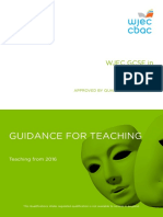 WJEC GCSE Drama Guidance For Teaching