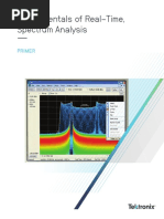 Tektronix Fundamentals of Real-Time Spectrum Analysis