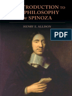 An Introduction To The Philosophy of Spinoza