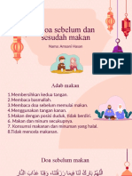 Doa Sebelum Dan Sesudah Makan