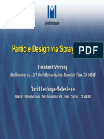Vehring AAPS 2006 Particle Design Via Spray Drying