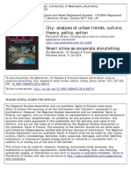 City...... Analysis of Urban Trends, Culture