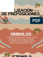 Simbolización de Preposiciones