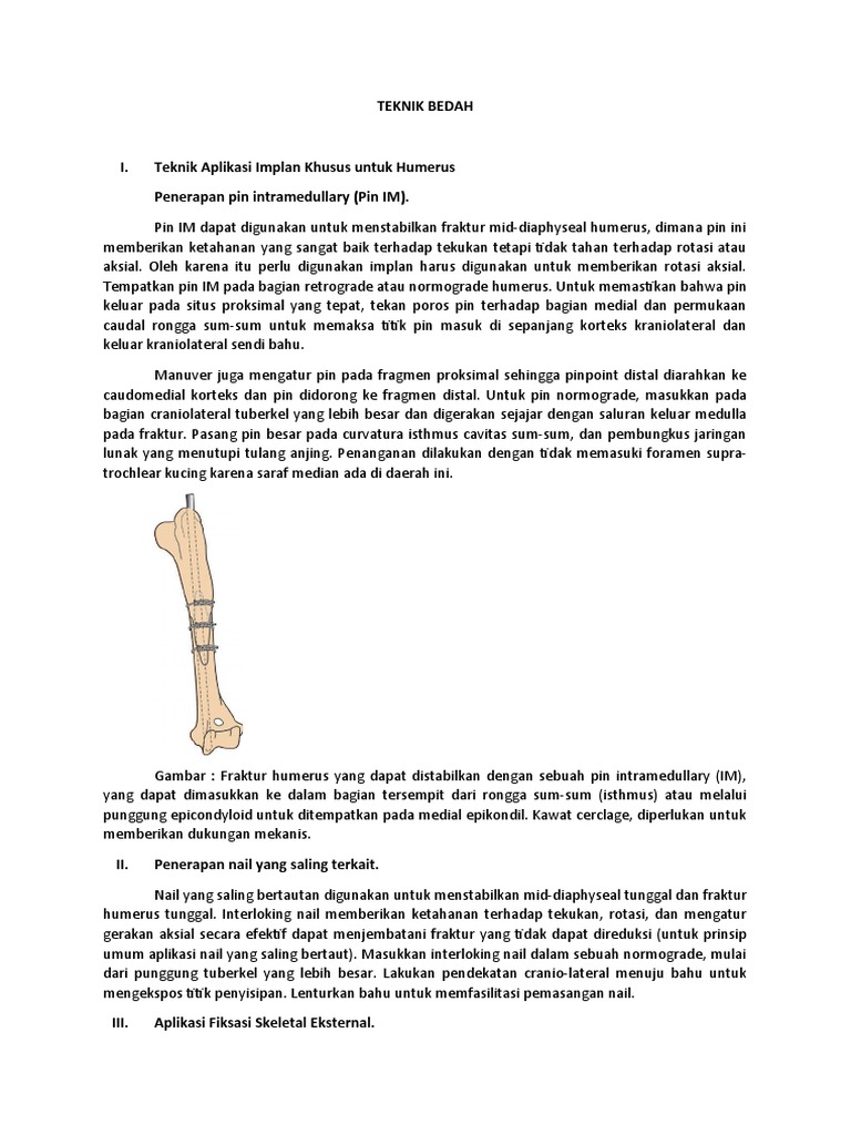 Humerus Fracture Surgical | PDF