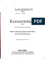 Màsson-Kozertstuck, Perc. and Piano