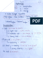 Hydrology: (Vdumaino - Volume Aute