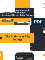 Design and Implementation in Testing and Monitoring of Lead-Acid Battery Using Arduino