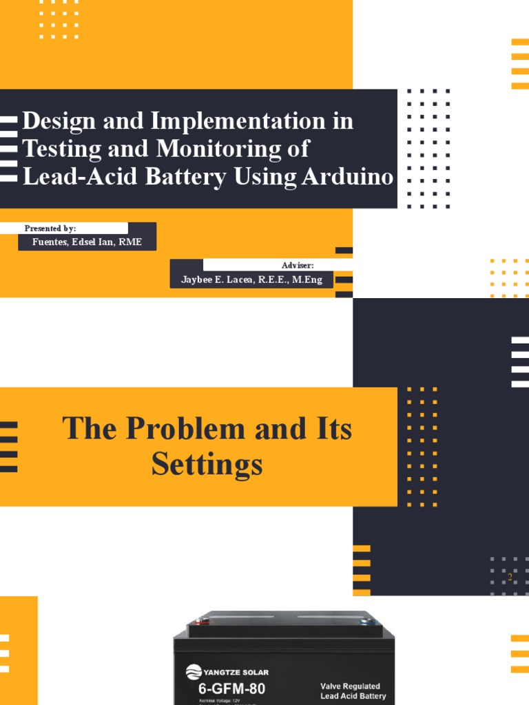 Design and Implementation in Testing and Monitoring of LeadAcid Battery Using Arduino PDF